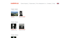 Desktop Screenshot of cestmir.cz