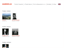Tablet Screenshot of cestmir.cz